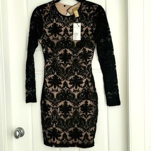 H&M Jacquard Bodycon Dress